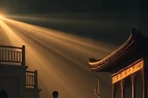 风停在高架桥横版缩略图，空荡的高架桥面一直延伸到远处